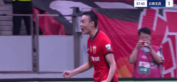 中超-刘若钒2球+助攻+造点！海港4-2玉昆